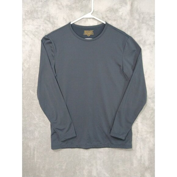 ThermaJohn Shirt Mens Large Gray Ultra Soft Warm Thermal Long Sleeve Base Layer - Picture 1 of 6